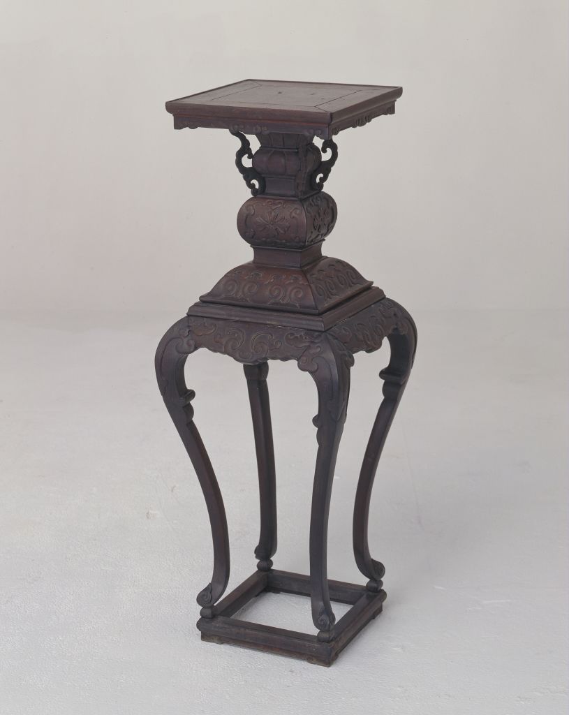 图片[1]-Red sandalwood bottle type incense table-China Archive